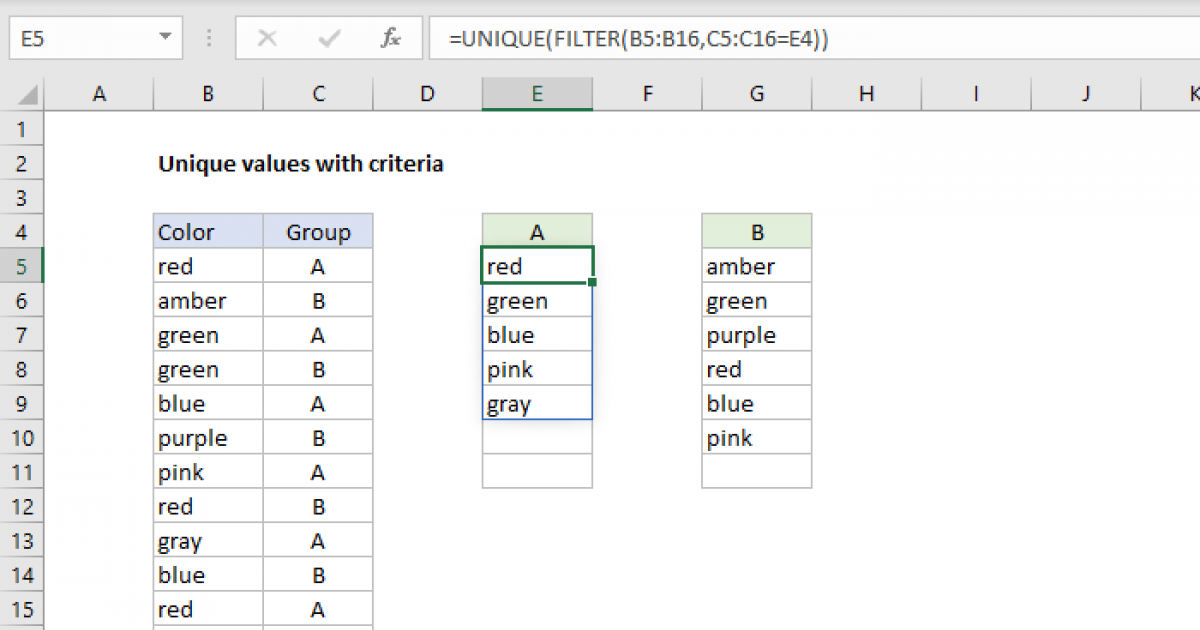 How To Filter Only Unique Rows In Excel